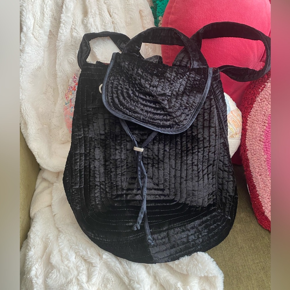 J.JILL velvet backpack